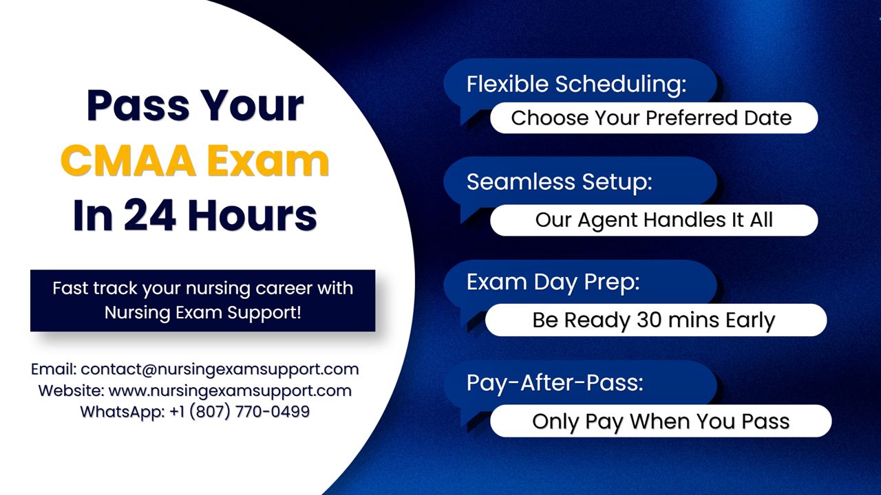 Pass the NHA CMAA - Certified Medical Administrative Assistant exam with Nursing Exam Support in 4 simple steps