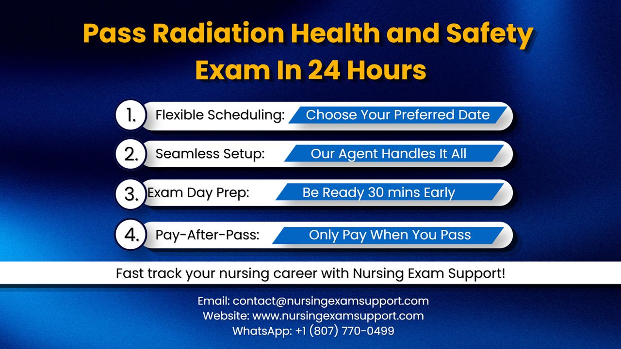 Pass the DANB RHS - Radiation Health and Safety exam with Nursing Exam Support in 4 simple steps