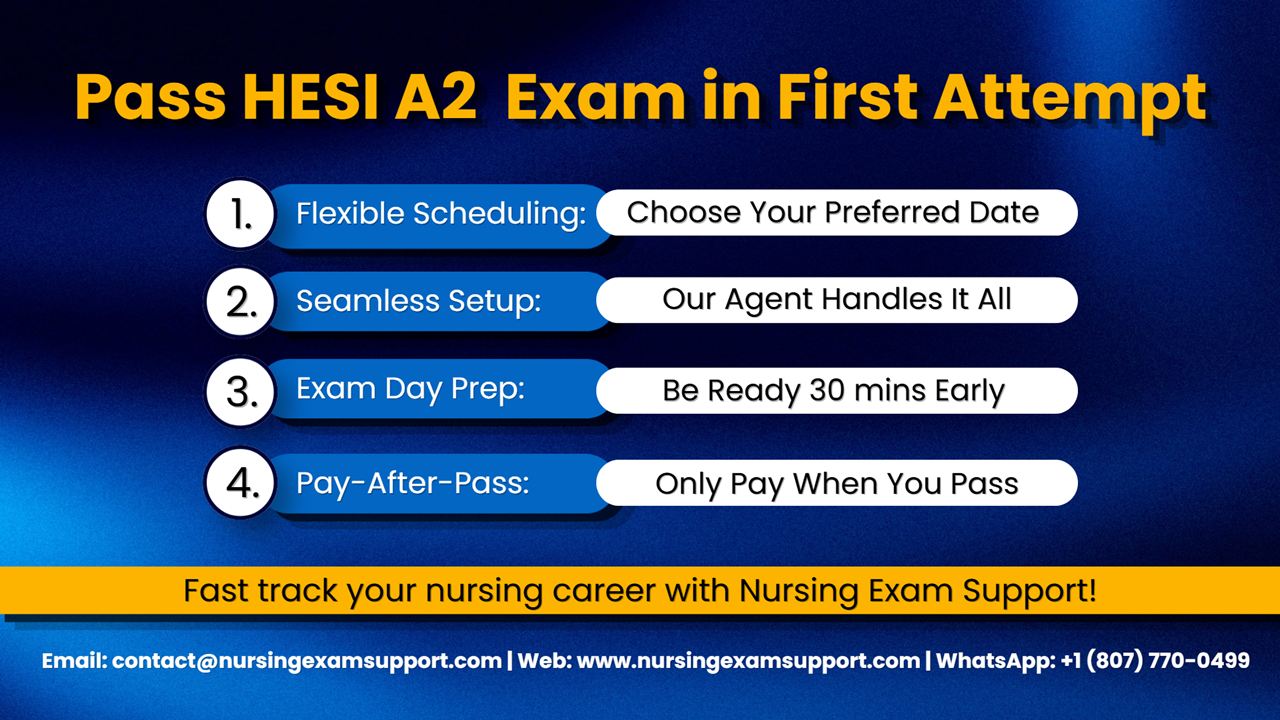 Pass the HESI A2 Admission Assessment exam with Nursing Exam Support in 4 simple steps