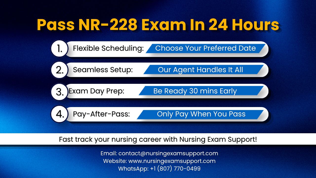 Pass the NR-228 Nutrition, Health & Wellness exam with Nursing Exam Support in 4 simple steps