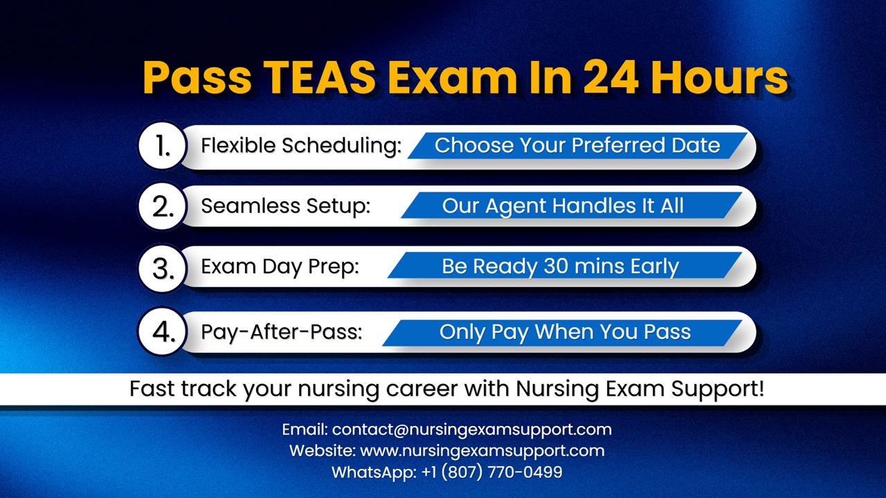 Pass the TEAS - Test of Essential Academic Skills exam with Nursing Exam Support in 4 simple steps